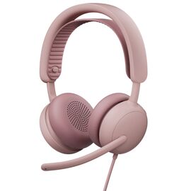 Наушники Logitech Zone Wired 2 USB Rose (981-001620)