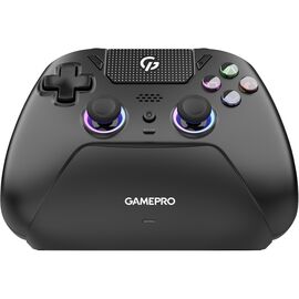 Геймпад GamePro із зарядною станцією 2.4G/BT 5.1/USB (Switch/PS/PC/iOS/Android) RGB Black (GPS20BDOC)