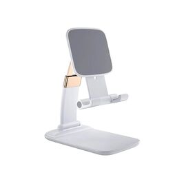 Подставка для планшета и телефона Knight Foldable Desk Mobile Phone Holder Stand (Alloy) White Essager (EZJZM-QS02)