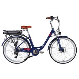 Электровелосипед Dorozhnik 26" eRUBY DD FR рама-17" 36B 13А*г 500Вт 2026 темно-синій (ELB-D-26-299)