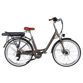 Электровелосипед Dorozhnik 26" eRUBY DD FR рама-17" 48B 15А*г 500Вт 2026 мокрий асфальт (ELB-D-26-303)