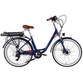 Электровелосипед Dorozhnik 26" eRUBY DD FR рама-17" 48B 15А*г 500Вт 2026 темно-синій (ELB-D-26-302)