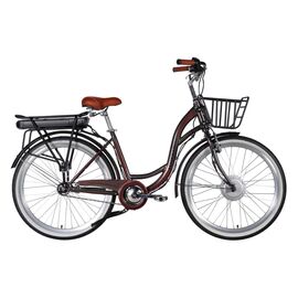 Электровелосипед Dorozhnik 26" eAQUAMARINE BH рама-17" 36B 13А*г 500Вт 2026 сірий (ELB-D-26-316)