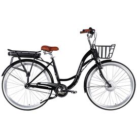 Електровелосипед Dorozhnik 28" eAQUAMARINE BH рама-19" 36B 13А*г 500Вт 2026 чорний (ELB-D-28-109)