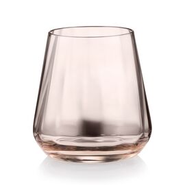 Набор стаканов Ardesto Black Mars Altair 420 мл, 2шт, скло, золотистий (AR2643GW)