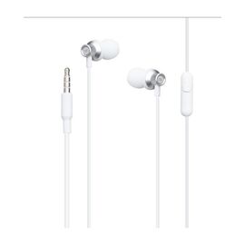 Навушники XO EP15 In-ear Metal Earphone 1.2 м White (6920680866175)