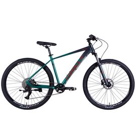 Велосипед Formula 29" ZEPHYR 1.0 HDD рама-19" AL 2026 темно-сріблястий з зеленим (OPS-FR-29-449)