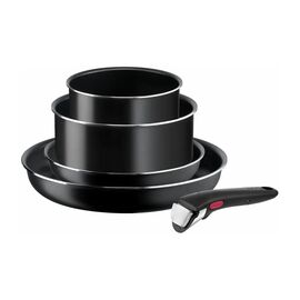 Набор посуды Tefal Ingenio Easy Cook & Clean, 5 предметів, чорний (L1539543)