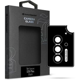Скло захисне Armorstandart Supreme BI camera Samsung S26 Plus Black (ARM90422)