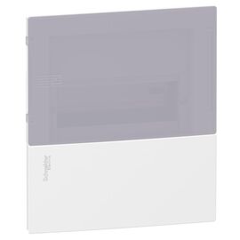Распределительный щит Schneider Electric Mini Pragma 1ряд/8 модулів, внутрішній, димчасті двері (MIP22108T)