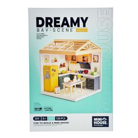 Конструктор Mini House румбокс серии Интерьер – Гостиная (свет) (8005)
