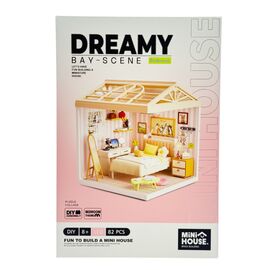 Конструктор Mini House румбокс серии Интерьер – Спальня (свет) (8004)