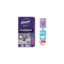 Швабра Vortex Для уборки полов + Сухие салфетки для подметания 5 шт. (4823071667431)