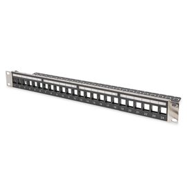 Патч-панель 19" 1U 24 порта наборная Kyestone Digitus (DN-91411-LF)