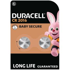 Батарейка CR 2016 специальная литиевая типа таблетка 2016 3V, 2 шт. Duracell (5007667/5010969/5014810)