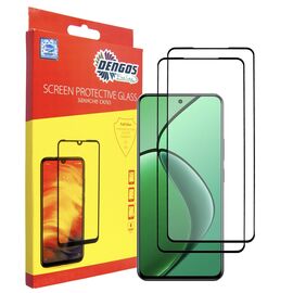 Стекло защитное Dengos Realme 12 4G Black 2 pcs (DG-TG2P-89)