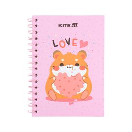 Блокнот Kite на спіралі A5 Cute 3, 80 аркушів, клітинка (K25-1911-3)
