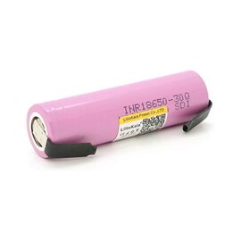 Аккумулятор 18650 3000mah (2900-3100mah), 27A, 3.7V(2.5-4.25V), Pink Liitokala (Lii-30Q-N)
