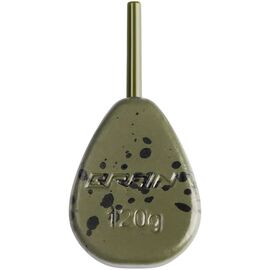 Грузило Brain In-Line Flat Lead 120g 2шт/уп Green (1858.32.08)