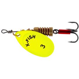 Блесна X-Fish Stark 6.5g 3 Nikel UV lime (1917.07.39)