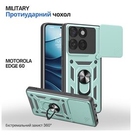 Чохол до мобільного телефона BeCover Military Motorola Edge 60 Dark Green (715520)