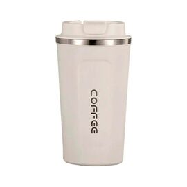 Термокружка Merlion MugCoffe 500 мл з відкидною кришкою, біла (MugCoffe-500White)