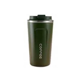 Термокружка Merlion MugCoffe 500 мл з відкидною кришкою, зелена (MugCoffe-500Green)