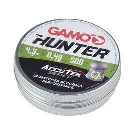 Пульки Gamo Hunter AccuTek 4,5 мм 0,49 г 500 шт (6320834-AK)