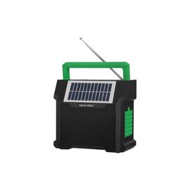 Акустическая система NEWVEW NV-9153 Solar Panel/BT/USB/TF/FM Green (NWVW-NV-9153-GN)