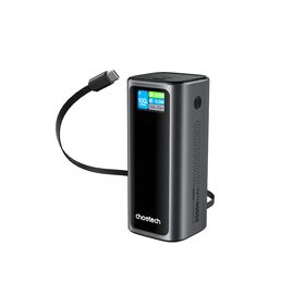 Батарея универсальная Choetech 20000mAh, PD/130W, QC, AFC , TFT, pass-through charging (B815C)