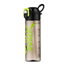 Пляшка для води Ardesto City Walk 680мл, пластик, чорний (AR2268CL)