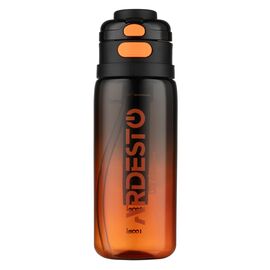Пляшка для води Ardesto Gym 800мл, пластик, чорний (AR2280GL)