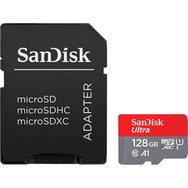 Карта пам'яті SanDisk 128GB microSD class 10 UHS-I A1 Ultra (SDSQUAB-128G-GN6IA)