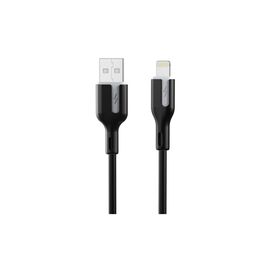 Дата кабель USB 2.0 AM to Lightning 1.0m 2.4A black Choetech (XAL-0003-BK-V2)