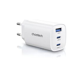 Зарядное устройство Choetech 2xUSB-C + 1xUSB PD65W GaN (PD9006)