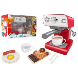 Игровой набор Cose di casa Кофеварка со светом, звуками, дымом и ак (42457)
