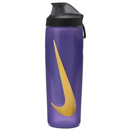 Бутылка для воды Nike REFUEL BOTTLE LOCKING LID 24 OZ N.100.7668.501.24 фіолетовий, жовтий, чорний 709 мл (887791745231)