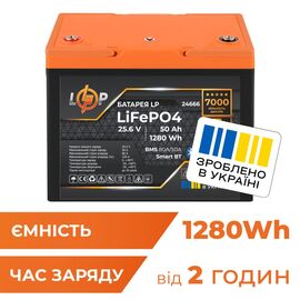 Батарея LiFePo4 LogicPower LiFePO4 25.6V - 50 Ah (24666)