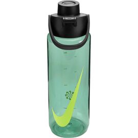 Бутылка для воды Nike TR RENEW RECHARGE CHUG BOTTLE 24 OZ N.100.7636.011.24 зелений, чорний 709 мл (887791805515)