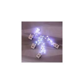 Гірлянда Voltronic White 20LED, 1 режим, 3 м., прозора, 3*АА, (Garl-20LED-3m-W)