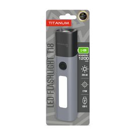 Фонарь TITANUM 200Lm Gray (TLF-T18)