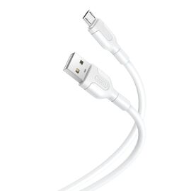 Дата кабель USB 2.0 AM to Micro 5P 1.0, 2A white XO (NB212-AM.white)