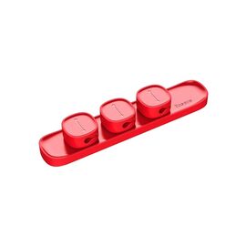 Держатель для кабеля Baseus Peas Cable Clip Red (ACWDJ-09)
