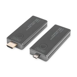 Адаптер HDMI extender 30m USB-C to HDMI 4K UHD wireless black Digitus (DS-55324)