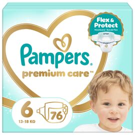 Подгузники Pampers PAMPERS Дитячі підгузники Premium Care Giant (13-18 кг) Мега Упаковка (8006530260176)