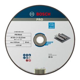 Круг отрезной Bosch Professional, для металла, 230×3×22.23 mm (2.608.603.168)