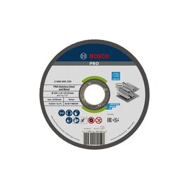 Круг отрезной Bosch Professional, для нержавеющей стали и металла, 125×1.6×22.23 mm (2.608.600.220)