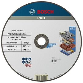 Круг відрізний Bosch Professional, універсальний, 230×1.9×22.23 mm (2.608.602.767)