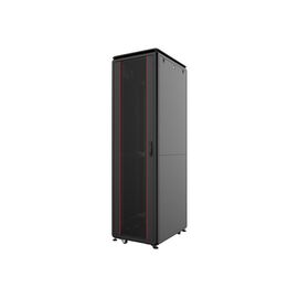 Шкаф напольный Mirsan 26U GTV 19" 600x600, glass door (MR.GTV26U66DE.01)
