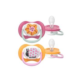 Пустышка Philips AVENT Ultra Air I love... для девочек 6-18 мес (SCF080/04)